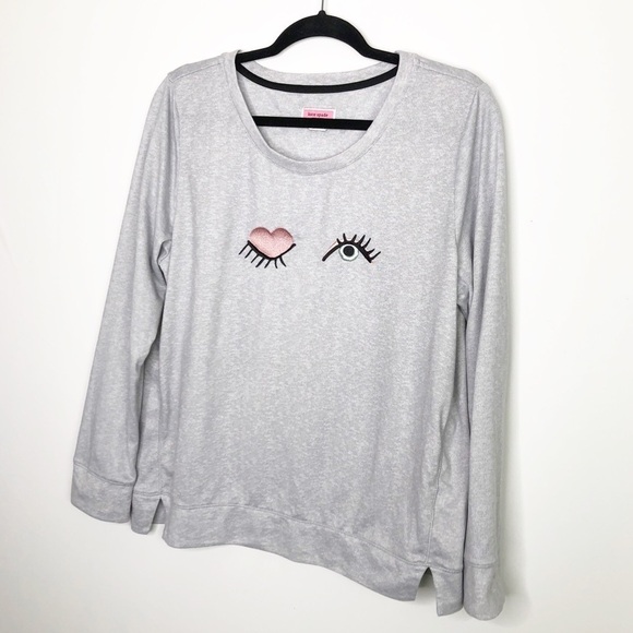 Kate spade wink longsleeved gray sweatshirt - Picture 5 of 10